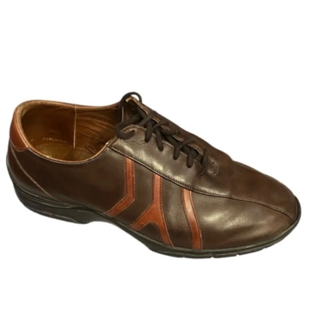 Allen Edmonds Traveler Brown Leather Lace-Up Shoes Men’s Size 8.5D